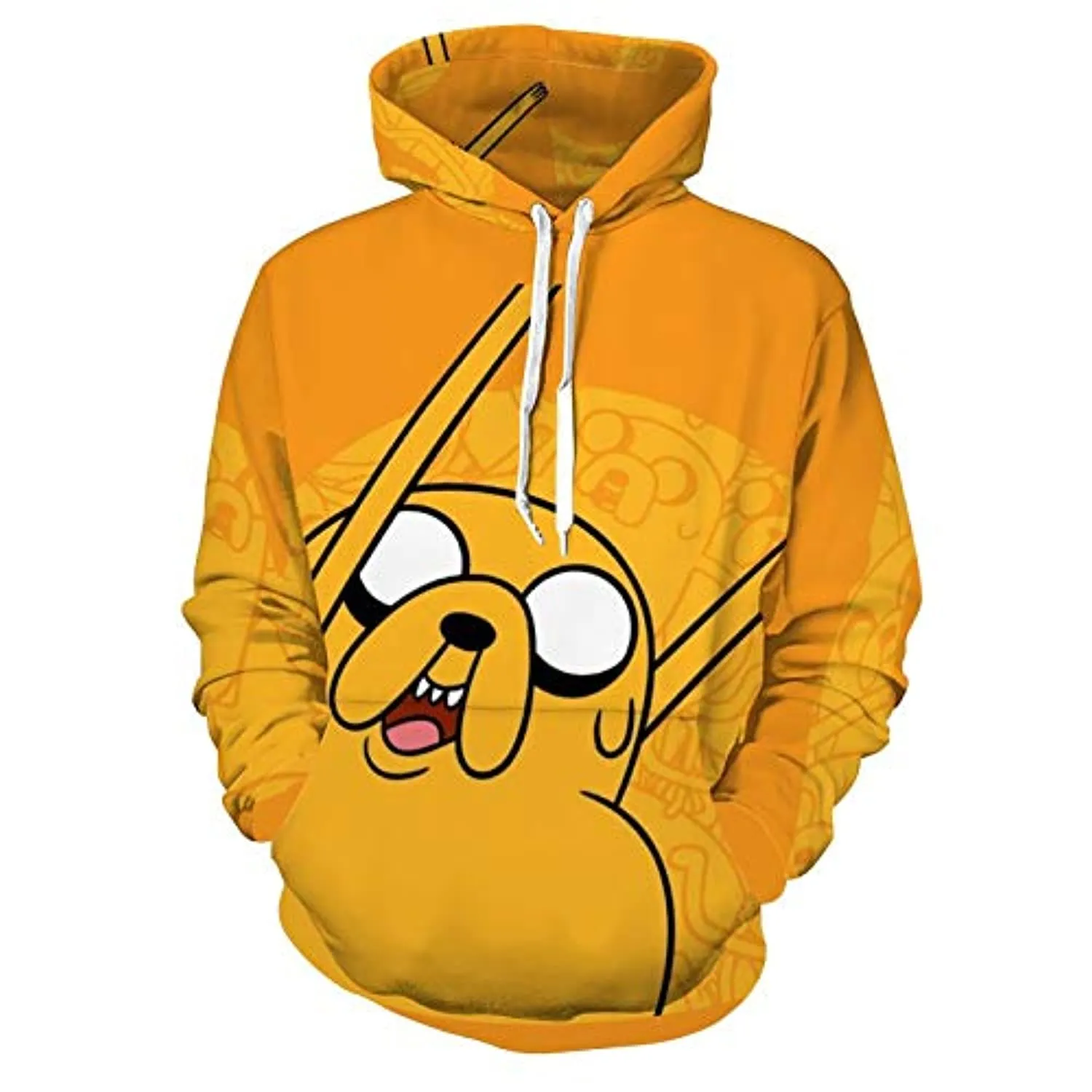 Adventure Time Hoodies - Jake Unisex 3D Pullover Hooded Sweatshirt