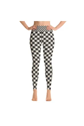 Checker Yoga Leggings