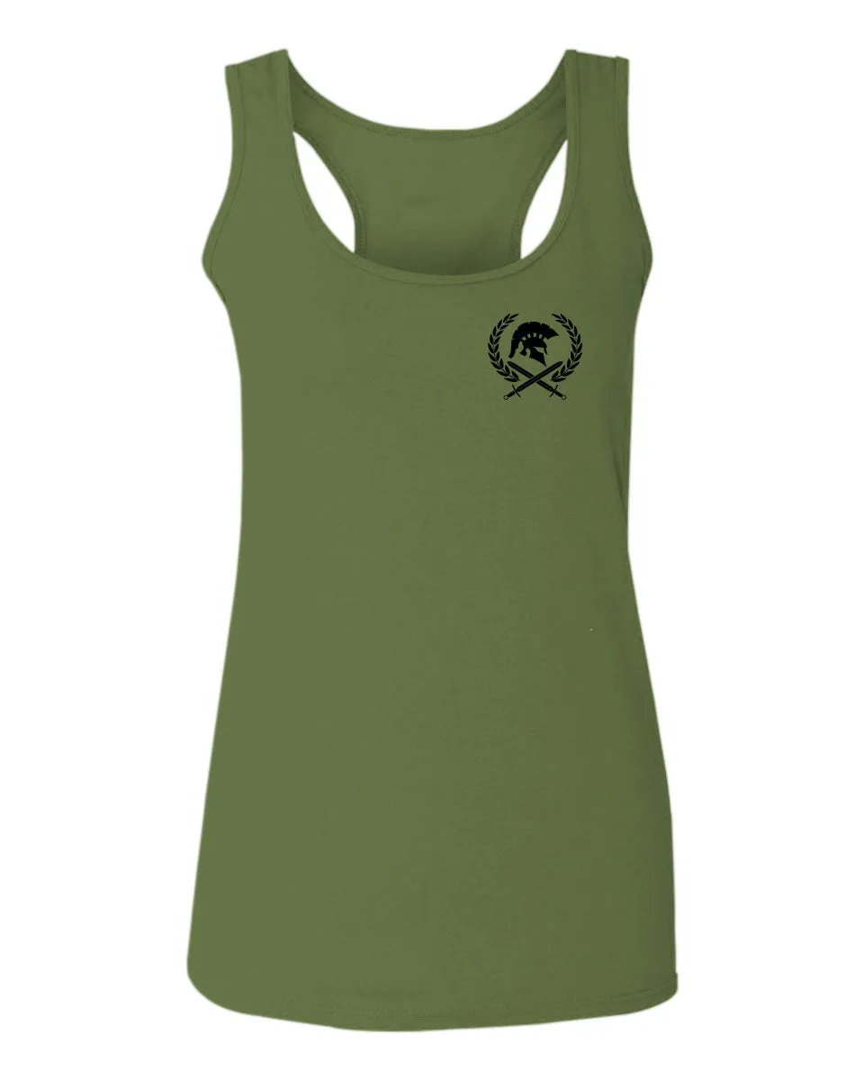 Come and Take Greek Molon Labe Spartan Workout American  women's Tank Top sleeveless Racerback