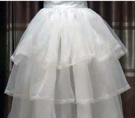 Custom Tiered Tulle Detachable Wedding Skirt All Sizes/Colors
