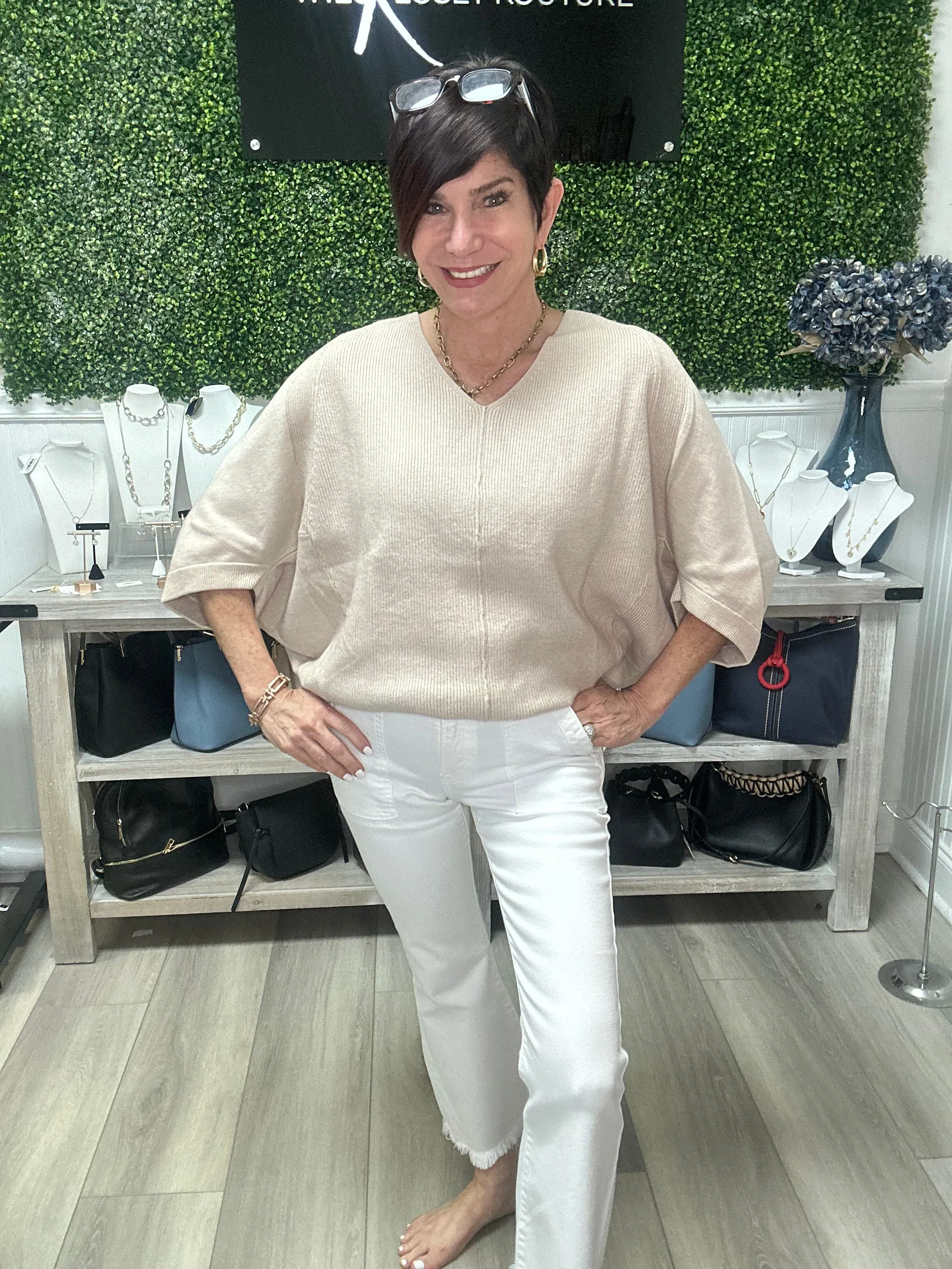 Frayed Hem Cargo Crop Flare