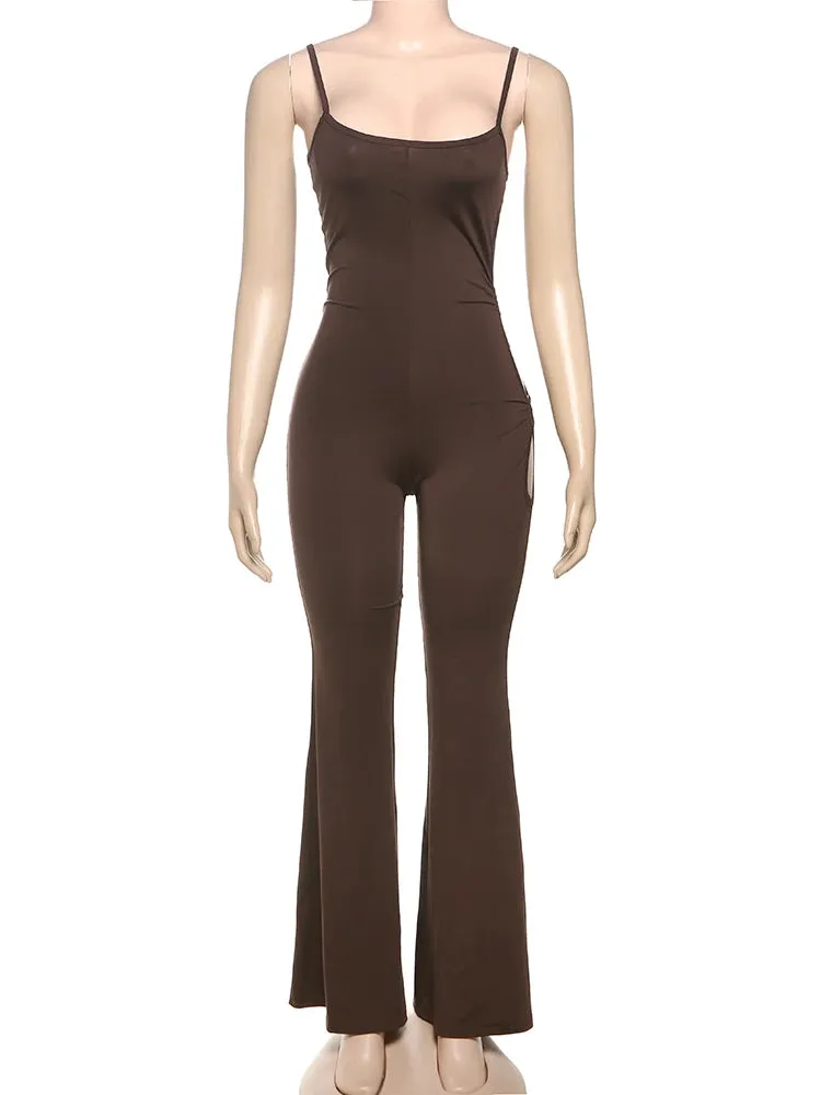 Hollow Waistless Jumpsuit – Sleek & Sexy Party Wear