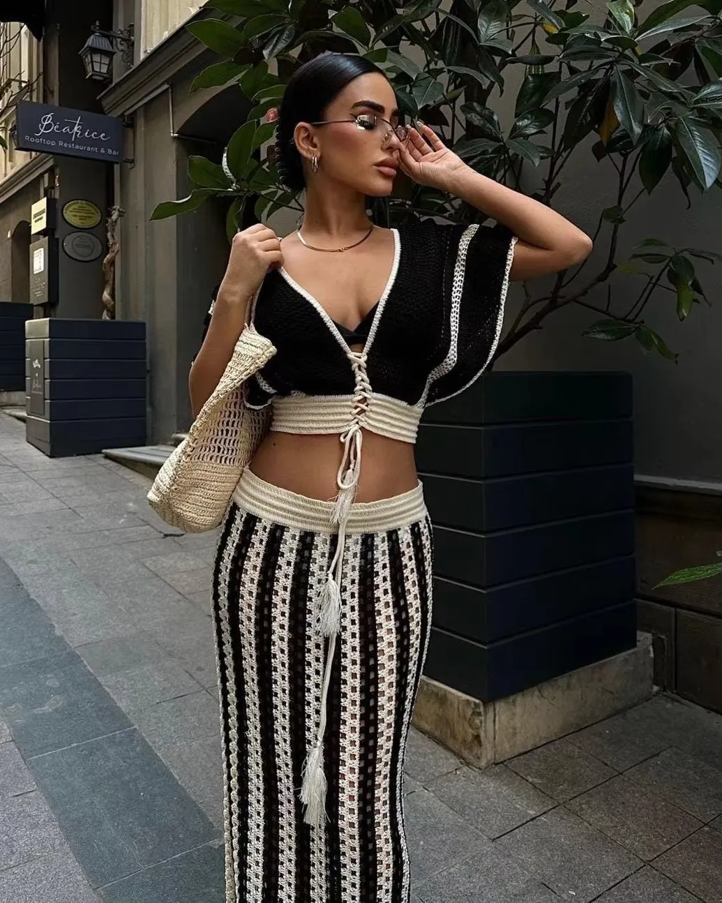 Maira Holiday Crochet Set - Resortwear