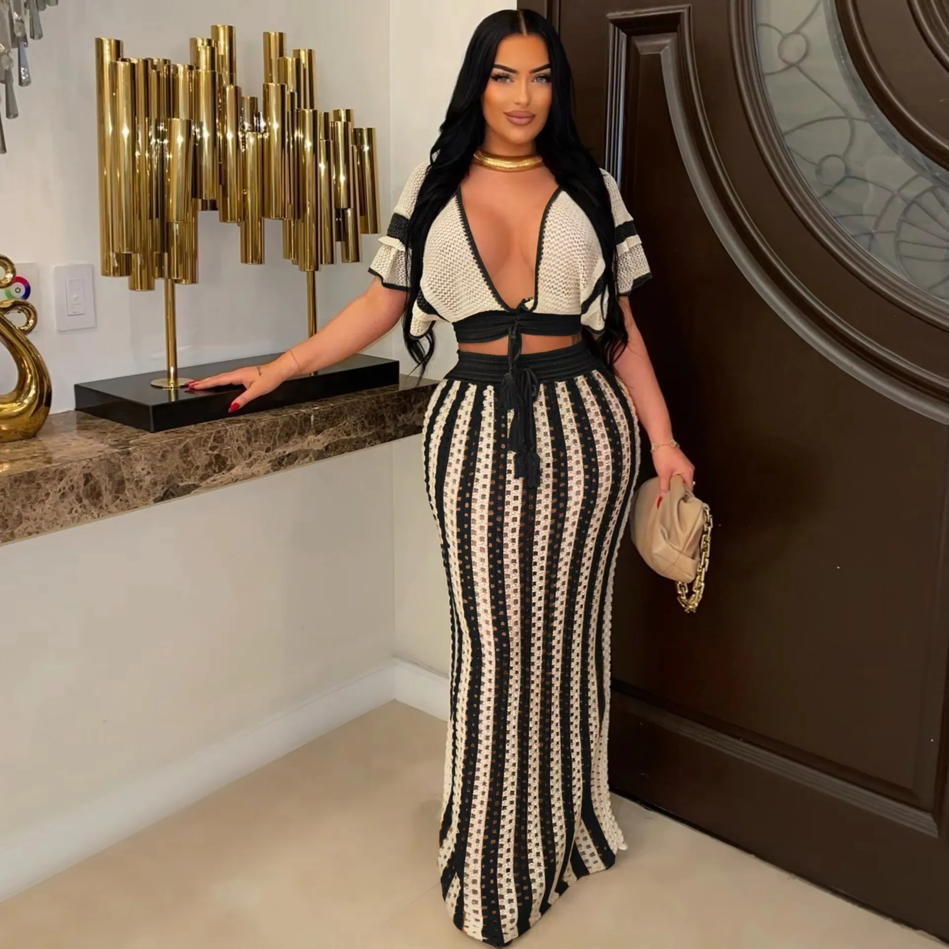 Maira Holiday Crochet Set - Resortwear