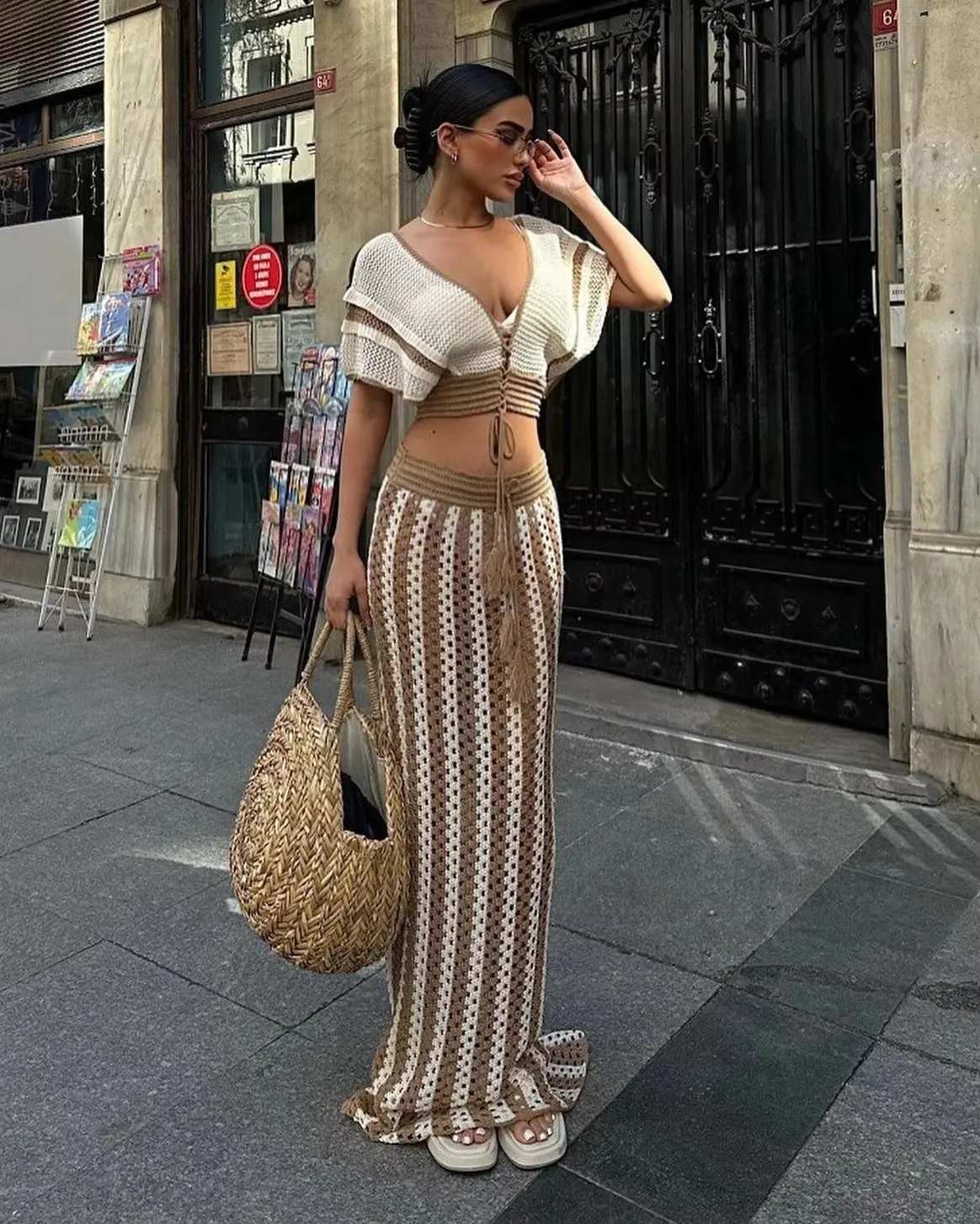 Maira Holiday Crochet Set - Resortwear
