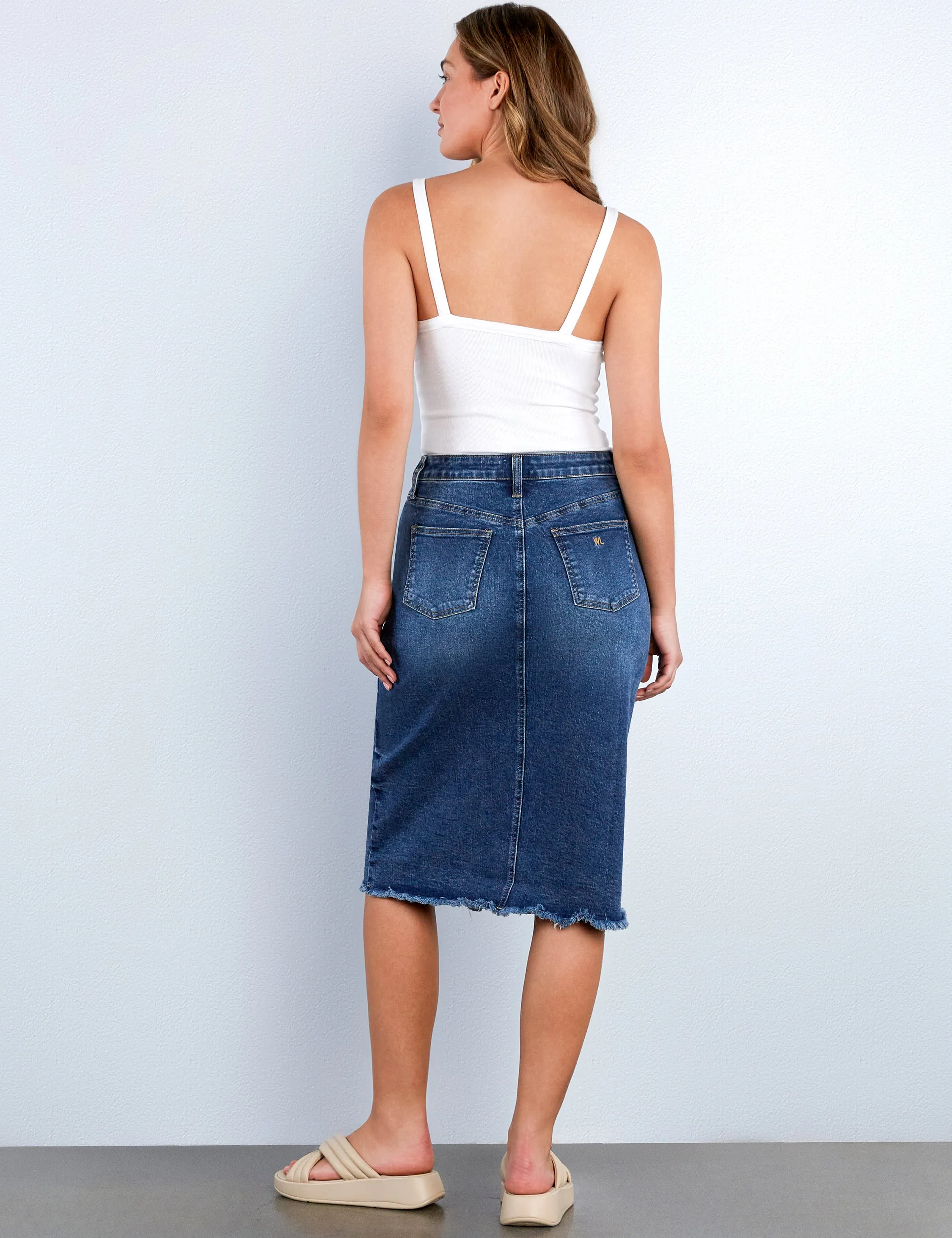 Margo Midi Denim Skirt