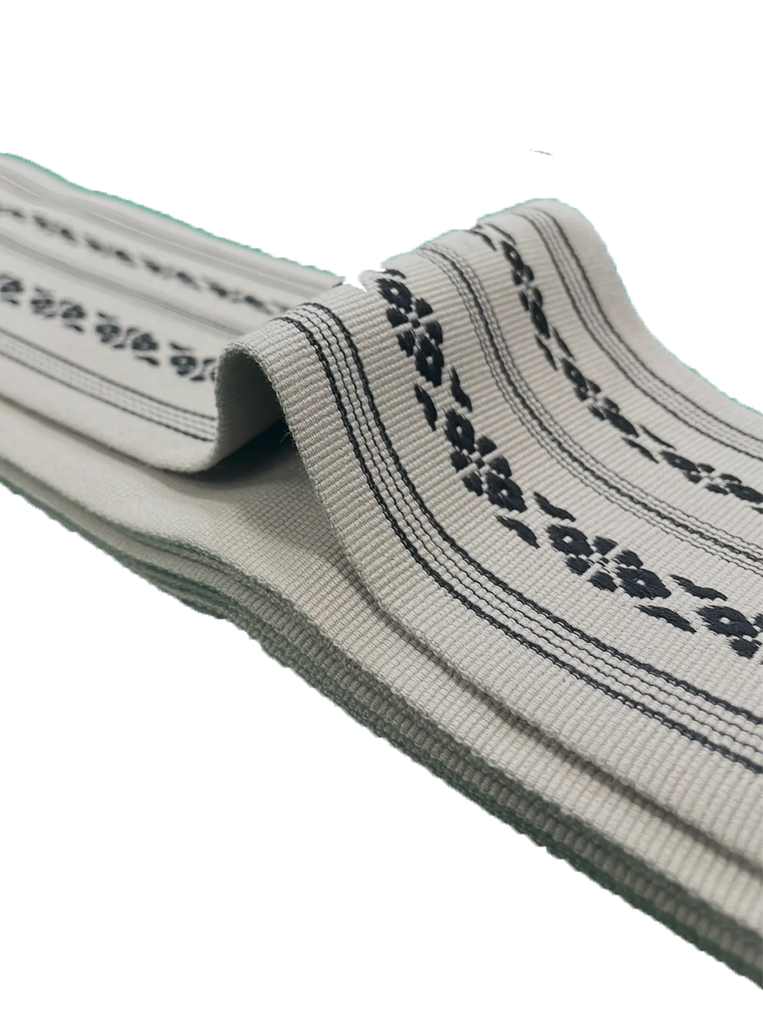 Men's Kaku-Obi Belt : Traditional pattern, Gray