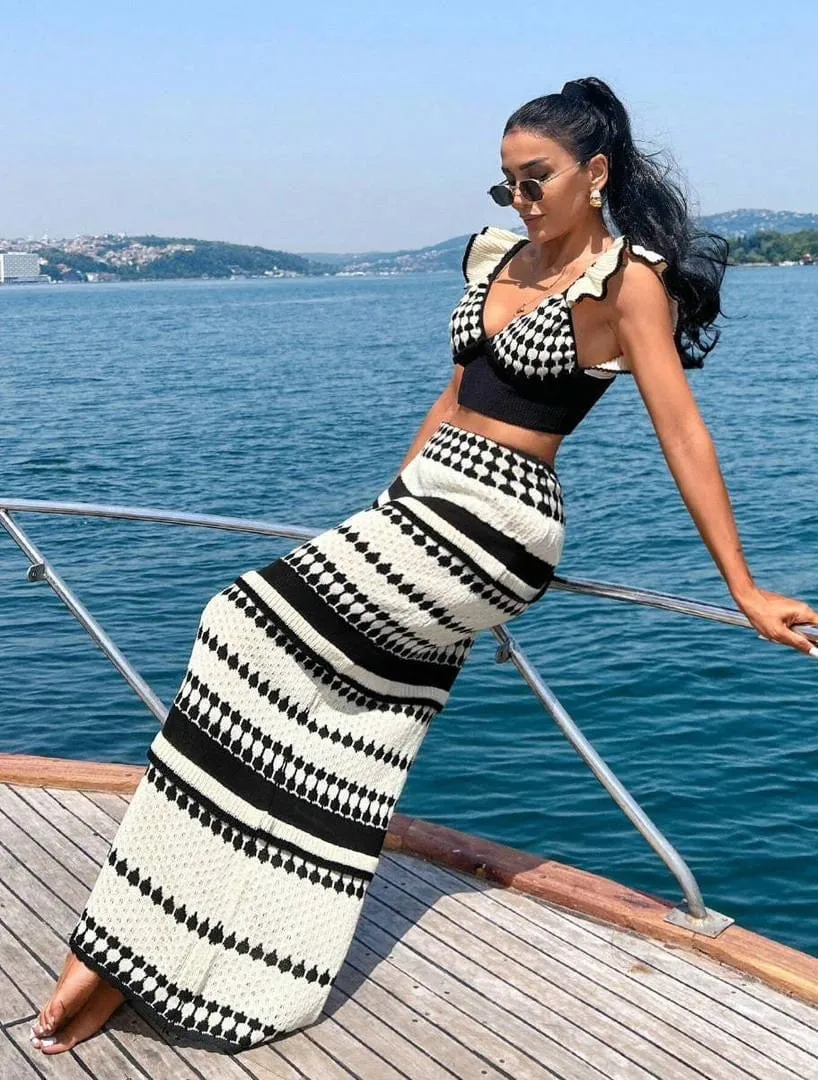 Pauline Holiday Crochet Set - Resortwear