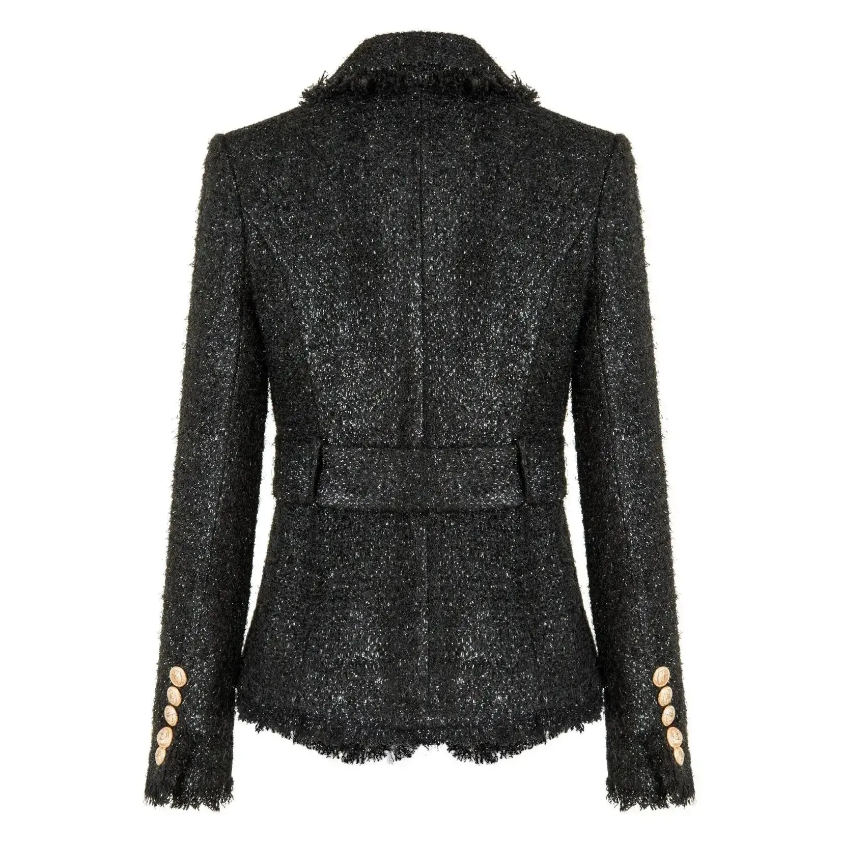 Tweed Tassel Blazer