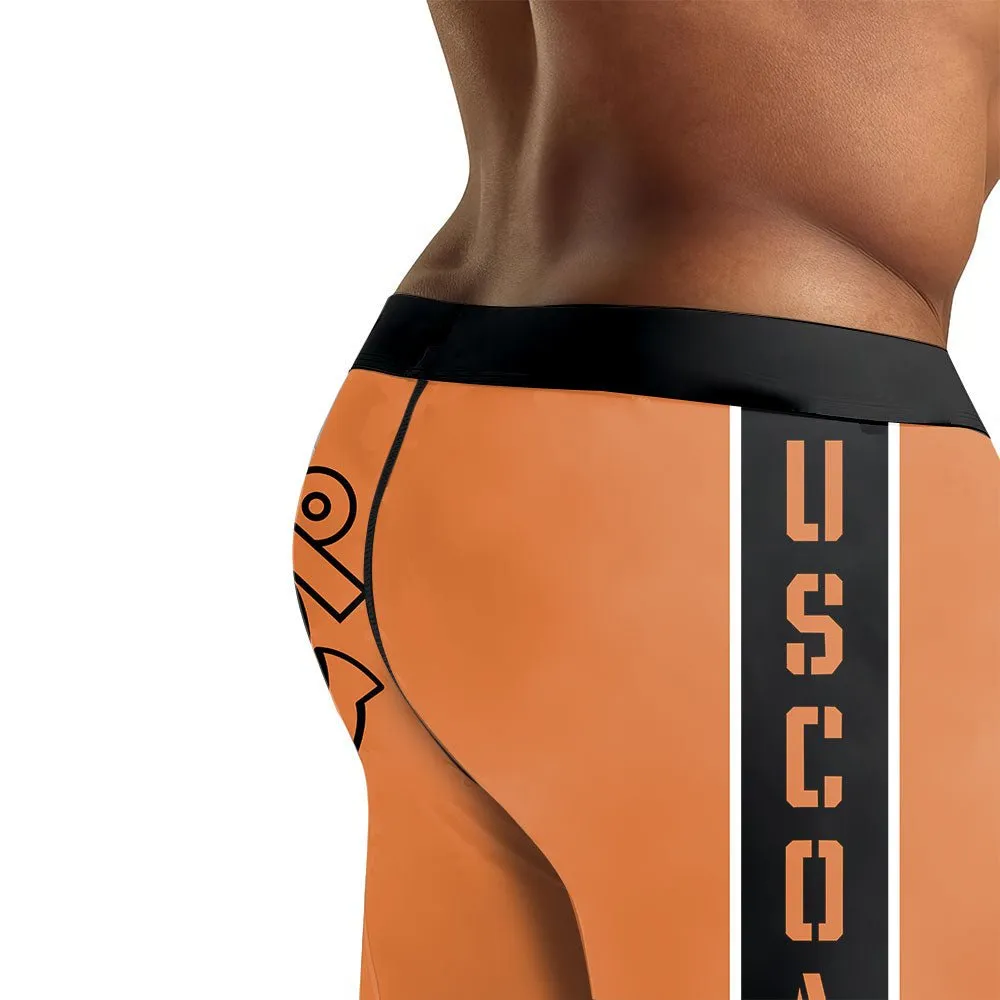 USA Cost Guard Veteran Men's Compression Leggings