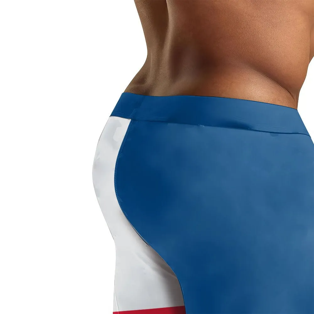 USA Flag Men's Compression Leggings
